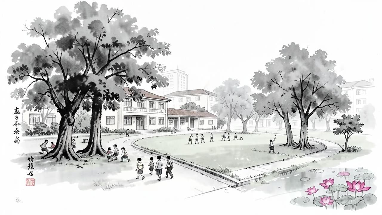 Trường học và vùng tĩnh trong quy hoạch đô thị vừa